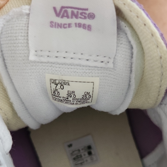 VANS Off The Wall Women Sk8 Hi Lavender High-Top Suede Skate New Sneakers Size 7 - Picture 2 of 7